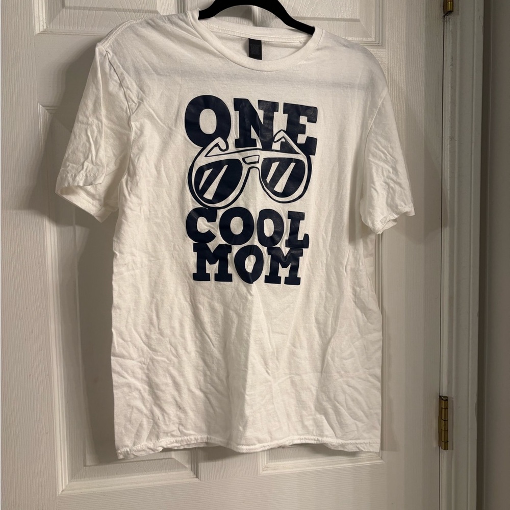 One Cool Mom White T-Shirt